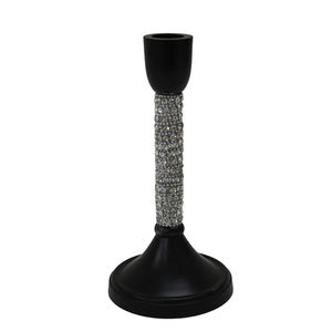 Soporte de vela de clase alta Aluminio y madera en color dorado y marrón para la decoración de su hogar - Product Image 6