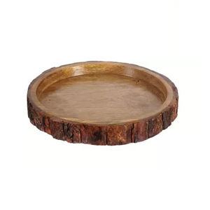 Plateau multi-usages en bois design service présentoir de nourriture plateau en bois cuisine plateau décoratif en bois d'acacia et plat - Product Image 3