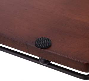 Plateau en bois avec poignée en métal, plateau de service décoratif en bois pour table basse, plateau de table rustique de ferme - Product Image 6