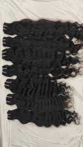 100% cheveux humains alignés avec des cuticules vierges brutes non transformées, paquets de cheveux humains indiens à vague lâche Extensions de cheveux indiens bruts - Product Image 5