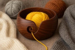 Tazón de Madera Pulida Clásico y Ligero para Servir Alimentos de Rani Industries - Product Image 3