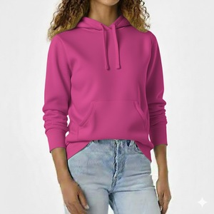 Sweat à capuche en molleton imprimé doublé 100% coton pour femmes, tendance, grande taille, décontracté, sport, pull, hiver, printemps, été, automne - Product Image 2