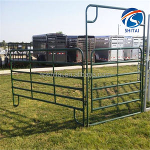 新设计便携式畜栏镀锌牲畜牛栏圆笔场马栏 - Product Image 2