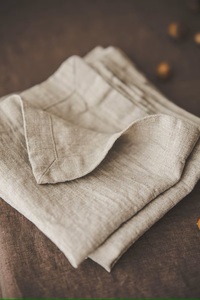 Handmade Natural Linen Napkins Heavyweight Rustic <b>Dining</b> <b>Table</b> Napkins in Various Colors with Mitred <b>Corners</b> Washed Linen - Product Image 2