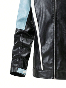 Chaqueta de Motociclista Personalizada para Hombre, de Piel de Becerro Genuina, Chaqueta de Alta Calidad para Hombre, Piel de Becerro Personalizada - Product Image 4