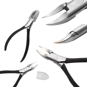 Coupe-ongles en acier inoxydable HERMANN MEDITECH, multifonctionnel, ensemble professionnel de haute qualité, ouverture large incurvée pour les ongles des doigts et des orteils - Product Image 1