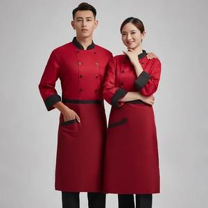 Kitchen Chef Jacket Women Baker Men Chef Jacket Work <strong>Wear</strong> Cooking Clothe Uniform for Men Restaurant Accessories Chef Coat - Product Image 2