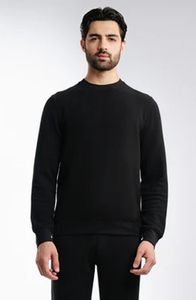 Sweat-shirt à col rond 100% coton personnalisé OEM pour hommes fabriqué par Huzaifa Products - Product Image 3
