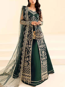 Kurti Estampado Informal para Mujer Pakistaní, Listo para Usar, Top Moderno y Elegante para Oficina, Hermoso Vestido Semi Formal - Product Image 6