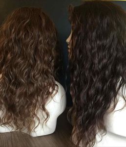 วิกผมอินเดียดิบคุณภาพส่งออกสุดพร้อมผมเวอร์จิน Remy 100% วิกผมมนุษย์สไตล์ธรรมชาติสําหรับขาย - Product Image 4