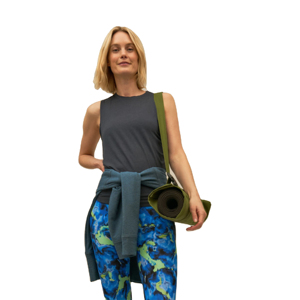 Camiseta sin mangas de yoga cómoda para mujer: tela elástica transpirable con un ajuste de apoyo para Pilates y clases de fitness - Product Image 1