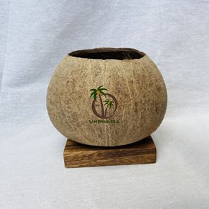Maceta de cáscara de COCO NATURAL, varios diseños, macetas colgantes, olla de COCO, COCO ecológico - Product Image 3