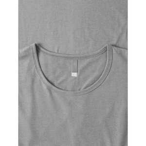 Verano hombres moda algodón palangre Hip Hop longitud extendida camiseta Casual - Product Image 4