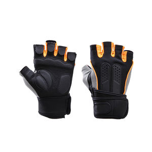 Guantes de levantamiento de pesas personalizados de grado profesional con protección completa en la palma de la mano, agarre antideslizante, soporte de muñeca transpirable y ajustable para gimnasio - Product Image 1