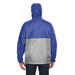 Chaqueta deportiva empalmada con estilo para hombre, a prueba de viento, impermeable, capucha para exteriores, estampado, estilo exterior, gimnasio, chaqueta para correr, chaqueta de nieve - Product Image 3