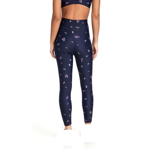 Leggings amincissants Dry-Fit pour femme, taille haute, longueur intégrale, motif nid d'abeille, 100% polyester, écologiques, pour Pilates, OEM ODM, tendance TikTok - Product Image 2