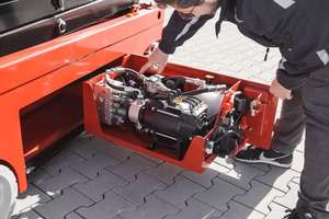 Plataforma elevadora eléctrica tipo tijera "SlimLine" - hasta 16 m de altura - Product Image 3