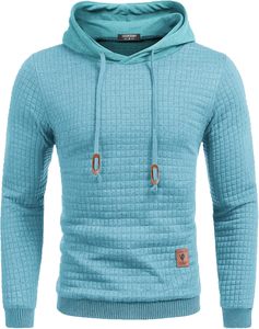 Pull à capuche uni personnalisé en coton 400 GSM sweat-shirt en polaire lourd pour hommes à manches longues tenue décontracté - Product Image 4