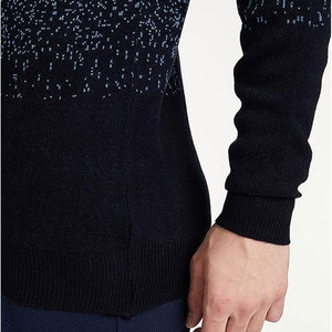 Sudadera de cuello redondo personalizada con estampado completo 2025 para hombre, nuevo jersey deportivo moderno con patrón, 100% de algodón, bordado antiretráctil - Product Image 4