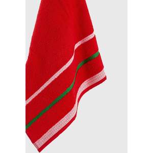 Be-0832-Rd Serviette de bain 100% coton rouge 70x140 cm - ROUGE - Product Image 2