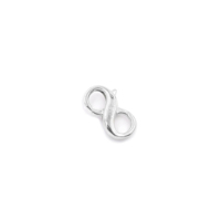 Fermoirs mousquetons double verrouillage en laiton plaqué argent, faits à la main, écologiques, connecteurs pour la fabrication de bijoux (bracelets, colliers) JGF