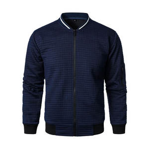 Chaqueta de bombardero de invierno ajustada para hombre, chaqueta de vuelo informal personalizada de alta calidad con cuello levantado, último estilo - Product Image 2