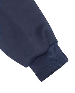 Basics coton mélangé sweats à capuche personnalisés de haute qualité pour hommes coton polyester polaire imprimé 100% Logo poche avant - Product Image 6