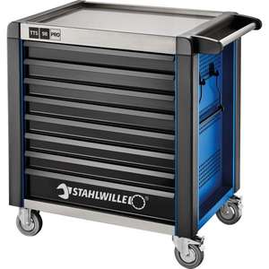 Chariot à outils bleu Stahlwille à 8 tiroirs, armoires à outils pratiques - Product Image 1