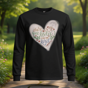 Camiseta de manga larga con diseño de corazón y versículo bíblico de 1 Samuel 2, regalo religioso - Product Image 3