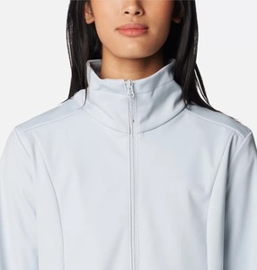 Prix usine gris Cirrus femmes Malta Springs Softshell veste de randonnée manches longues et coupe-vent femmes course vestes de plein air - Product Image 6