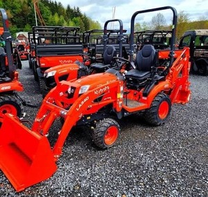 Chargeuse sur pneus Kubota BX23S 25 CV avec moteur diesel, chargeuse frontale et pelle arrière, moment de charge élevé, à vendre - Product Image 5