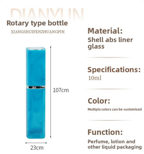 Bán Buôn Tùy Chỉnh 10Ml Nhỏ Rỗng Chai Nước Hoa Ống Màu Nhựa Mini Bơm Lại Du Lịch Atomizer Vít Cap Bơm Con Dấu - Product Image 4