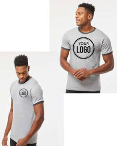 เสื้อยืดคอกลมแขนสั้นสำหรับผู้ชายเสื้อคอตตอนนุ่มคลาสสิก3604ออกแบบโลโก้ใหม่ - Product Image 3