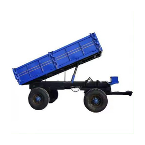 Remolques de descarga hidráulica con neumáticos para un transporte suave - Product Image 1