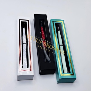 แหนบดึงขนตา GETUP BROSONS IMPEX 45 รุ่นบางยาว สแตนเลสสตีล ปลายเรียบสีเงิน ป้องกันแม่เหล็ก ป้องกันไฟฟ้าสถิตย์ ขนาด 10 มม. จับถนัดมือ - Product Image 5