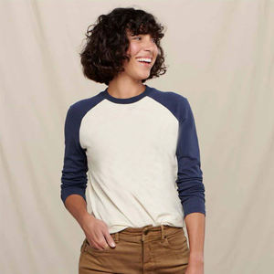 Unisex Raglan Baseball T <b>Shirt</b> <b>White</b> with Navy Sleeves Long Sleeve Cotton Sports Casual Teamwear - Product Image 2