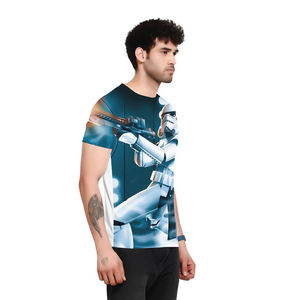 Camisa Formal de Hombre de la Mejor Calidad, Impresa en Serigrafía, con Logotipo Personalizado, Diseño de Letras, 100% Algodón, Transpirable, Manga Corta, Tejido Worsted - Product Image 4