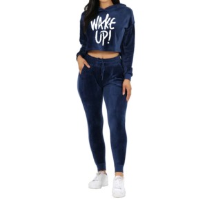 Conjunto Deportivo de Invierno para Mujer, Talla Adulto, 100% Algodón Velour, Personalizable con Botones, con Características Ecológicas, Venta al Por Mayor - Product Image 6