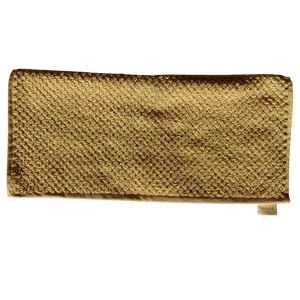 Serviette de toilette de luxe jaune à carreaux 50x100cm avec votre couleur, design, taille, 100% coton absorbant, vente en gros avec étiquette privée - Product Image 1