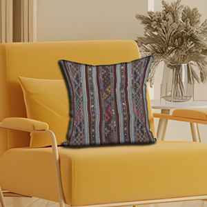 Coussin imprimé floral vintage - Décoration d'intérieur turque rustique, 8"x16" - 20x40 cm - Product Image 2