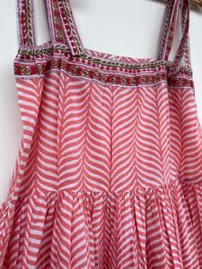 ชุดเดรสยาวสไตล์โบฮีเมียนชุดปาร์ตี้ชายหาด100% ผ้าฝ้ายไม่ซ้ำใครทันสมัยทันสมัย - Product Image 2