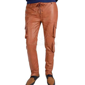 กางเกงหนังแท้ของผู้ชายขายดีที่สุดผ้าแคนวาสน้ำหนักเบามาใหม่ในราคา - Product Image 1