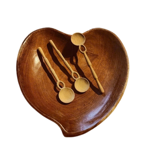 Wooden Cooking Spoon - Solid Wood <b>Utensil</b> with Round Mouth and Long Handle - Household <b>Kitchen</b> Essentials - Product Image 4