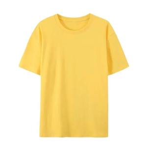Camiseta personalizada de algodón puro OEM para hombre y mujer, camiseta informal con capa base y manga corta, corte holgado, talla grande - Product Image 5