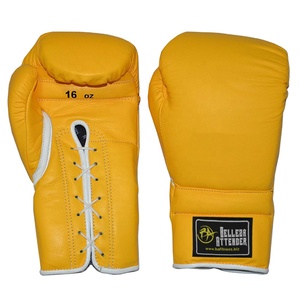 Guantes de boxeo de cuero con estampado personalizado rosa para mujer para entrenamiento de fuerza para Muay Thai y Sanda Fighting - Product Image 2