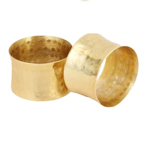Martillos decorativos para mesa de boda, servilleteros, producto más vendido para servilleteros modernos de latón de Color dorado de lujo - Product Image 1