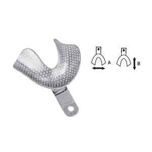 Bandejas de impresión Edentulous Sólido con borde Edentulous Rim Lock Bandeja sólida - Product Image 2