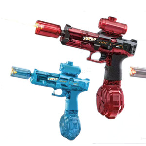 Design moderno elettrico pistola ad acqua giocattolo per bambini costruzione durevole con effetti di luce a LED unico e sicuro - Product Image 1