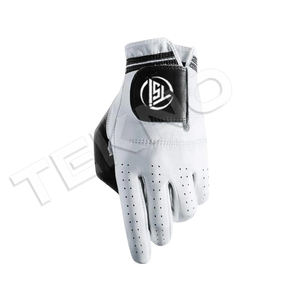 Guantes de golf de cuero de oveja y Pu personalizables de alta calidad para mano izquierda y derecha para adultos transpirables First Skin Fit para deportes - Product Image 2