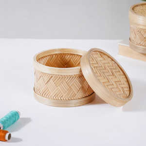 Coffret cadeau de bougies pour fête de mariage, événement, promotion, boîtes en bambou faites à la main avec logo personnalisé - Product Image 6